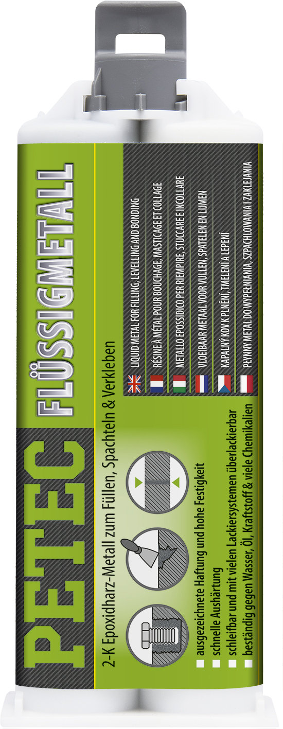 50ml Flüssigmetall-Kartusche, Silikonfrei, Überlackierbar, Ölbeständig, Aushärtend, -Temp 120°C 50ml Flüssigmetall-Kartusche, Silikonfrei, Überlackierbar, Ölbeständig, Aushärtend, -Temp 120°C