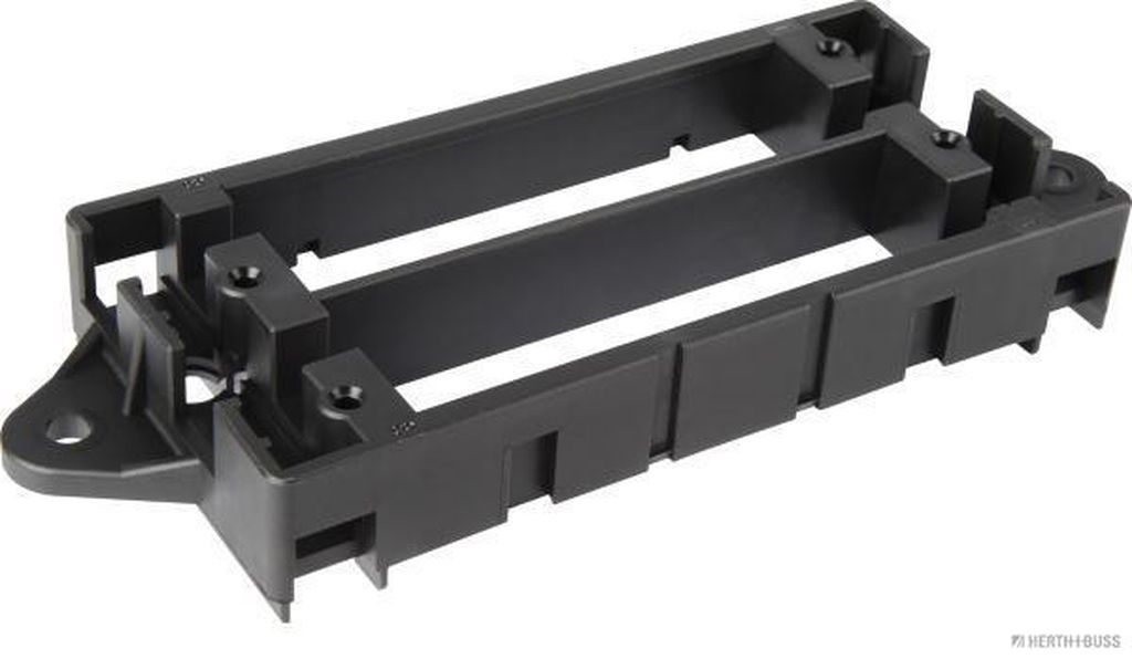 HERTH&BUSS Sicherungsdosen-Halter 177mm Breite, Schwarz, inkl. Schrauben