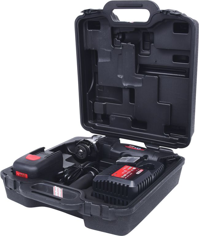 Akku-Winkelschleifer KS TOOLS: Li-Ion Hochleistungs-Gerät 8,5A, ideal für präzises Schleifen & Polie Akku-Winkelschleifer KS TOOLS: Li-Ion Hochleistungs-Gerät 8,5A, ideal für präzises Schleifen & Polie