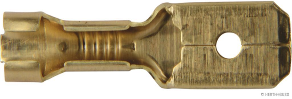HERTH&BUSS Crimpverbinder L 20mm, 1,5mm² - Perfekt für Flachstecker, Messing Steck-B 6,3mm HERTH&BUSS Crimpverbinder L 20mm, 1,5mm² - Perfekt für Flachstecker, Messing Steck-B 6,3mm
