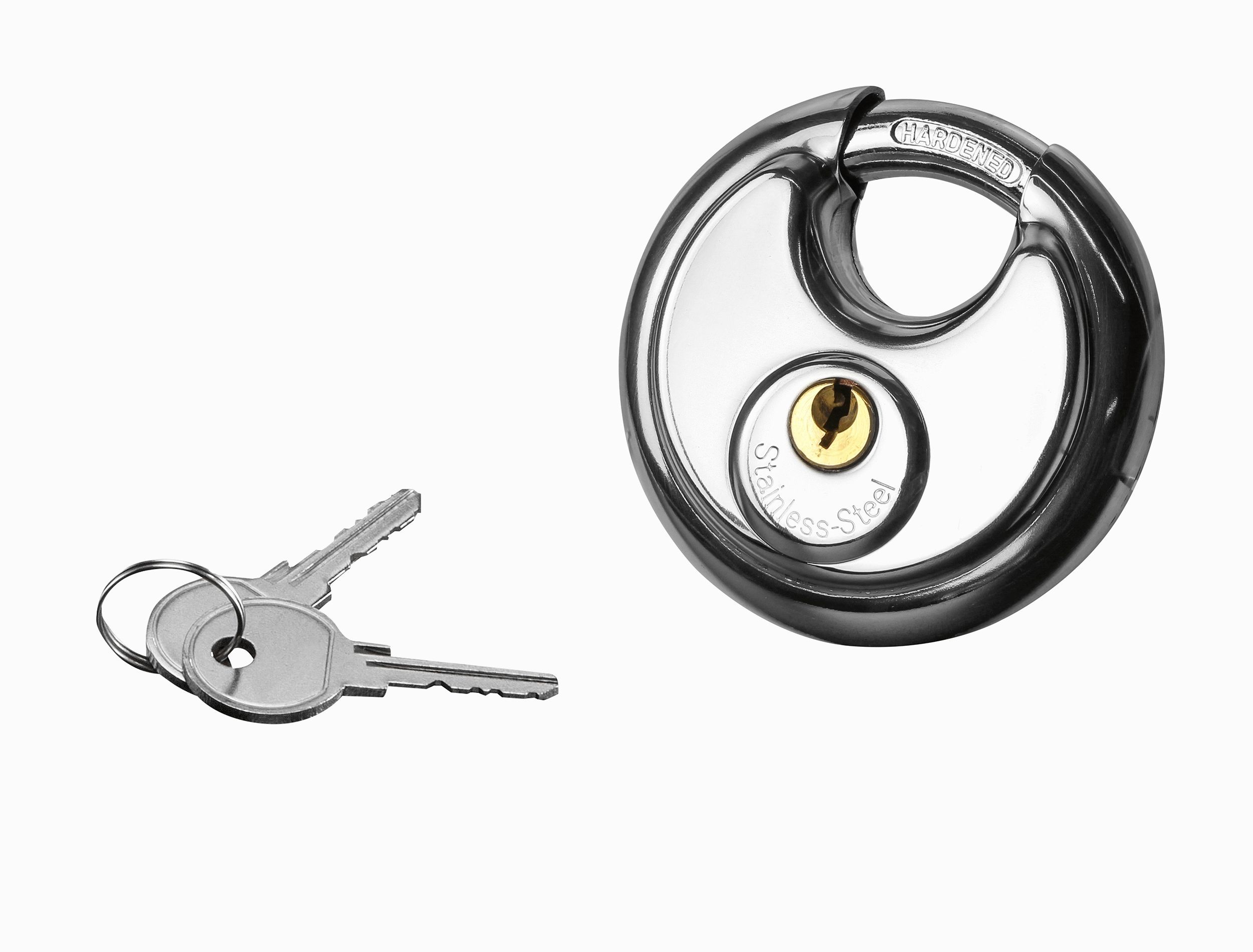 LAS B1 70mm Schloss für Wohnwagen & Anhänger mit 2 Schlüsseln