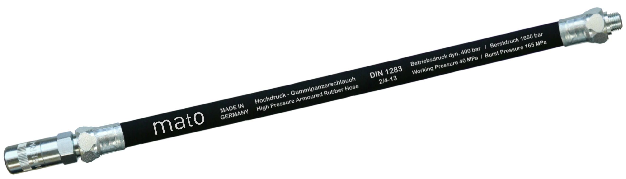 Druckschlauch Fettpresse MATO RH-30C M10x1 für präzise Schmierung
