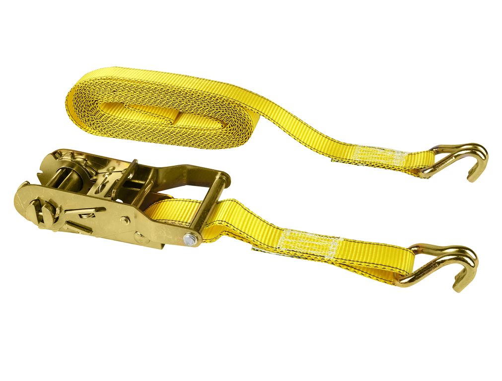 Sicherheits-Spanngurt mit Ratsche und J-Haken 38mmx6m, 500kg - LAS - Ladungssicherung made simple Sicherheits-Spanngurt mit Ratsche und J-Haken 38mmx6m, 500kg - LAS - Ladungssicherung made simple