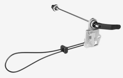 Thule Achsenmontage, ezHitch Platte mit Schnellverschluss Skewer - Fahrradzubehör