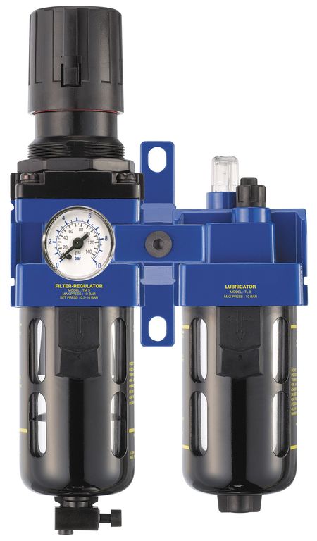 FACOM Filter-Druckminderer 3/8 1/4 Zoll mit Manometer & Wandbefestigung FACOM Filter-Druckminderer 3/8 1/4 Zoll mit Manometer & Wandbefestigung