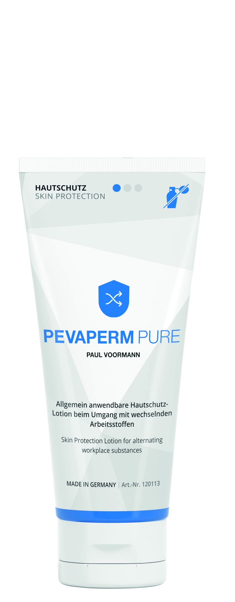 Pevaperm PURE Hautschutz-Lotion - Handschutz für empfindliche Haut Pevaperm PURE Hautschutz-Lotion - Handschutz für empfindliche Haut