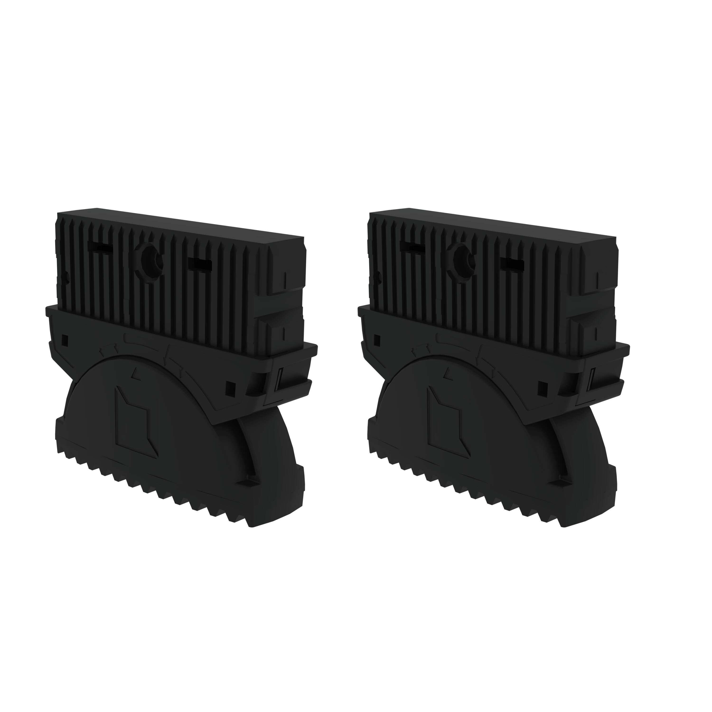 GÜNZBURGER STEIGTECHNIK nivello® Elektrisch Ableitfähige Innenschuhe 98x25 mm - Set von 2 GÜNZBURGER STEIGTECHNIK nivello® Elektrisch Ableitfähige Innenschuhe 98x25 mm - Set von 2