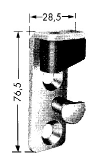 HAPPICH Schließkeil RE aus verzinktem Stahl für Werkstattbedarf