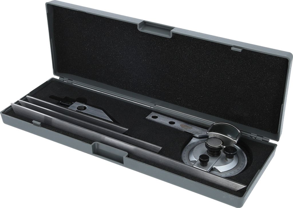 KS TOOLS Universeller Winkelmesser, optimal zur präzisen Messung von Winkeln, inklusive 3 Messschien KS TOOLS Universeller Winkelmesser, optimal zur präzisen Messung von Winkeln, inklusive 3 Messschien