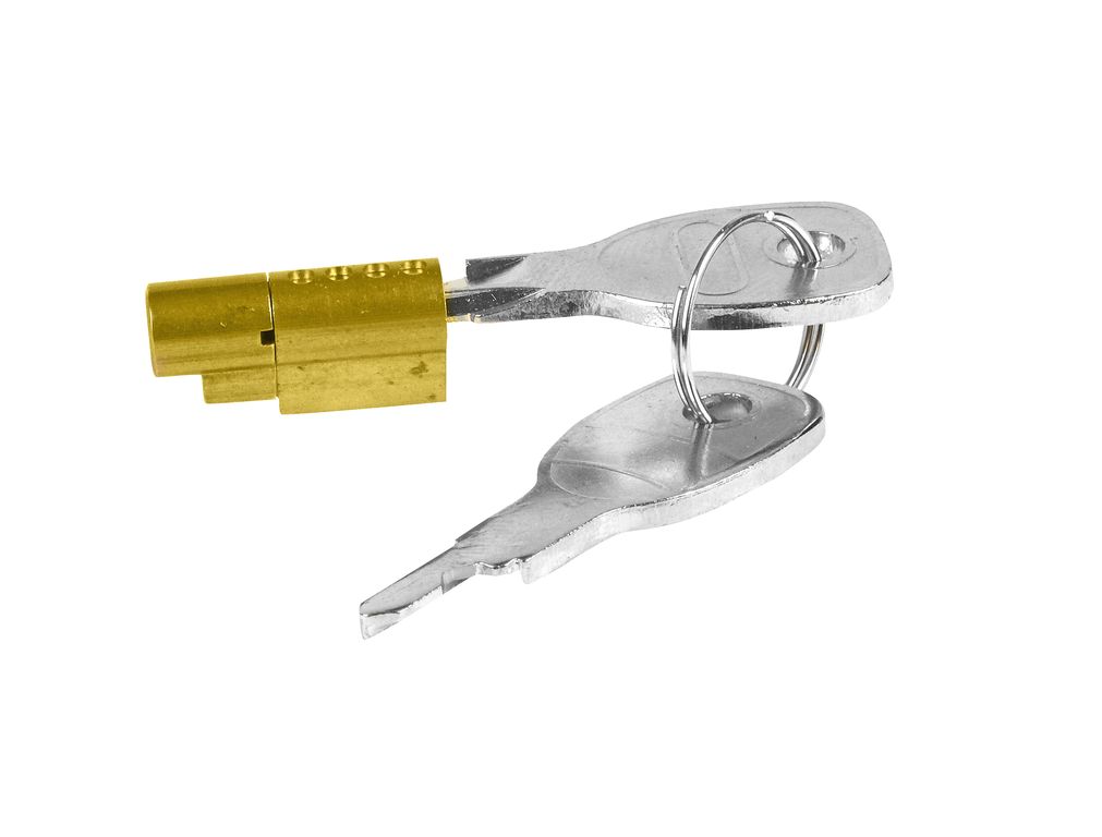 EUFAB Steckschloss für Kupplungsklaue: Sichere & zuverlässige Kupplungssicherung mit 2 Schlüsseln EUFAB Steckschloss für Kupplungsklaue: Sichere & zuverlässige Kupplungssicherung mit 2 Schlüsseln