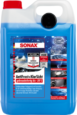 SONAX AntiFrost KlarSicht Scheibenfrostschutz -20°C, 5L SONAX AntiFrost KlarSicht Scheibenfrostschutz -20°C, 5L