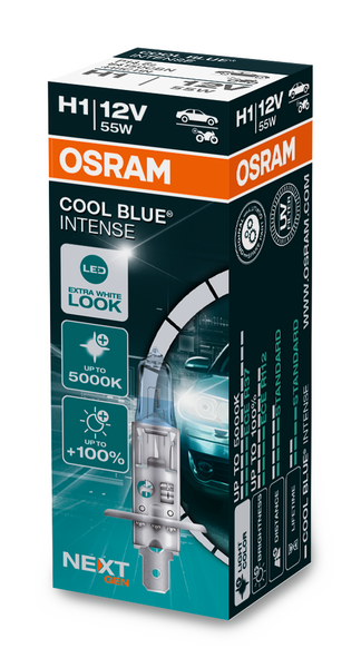 COOL BLUE® INTENSE H1 Faltschachtel COOL BLUE® INTENSE H1 Faltschachtel
