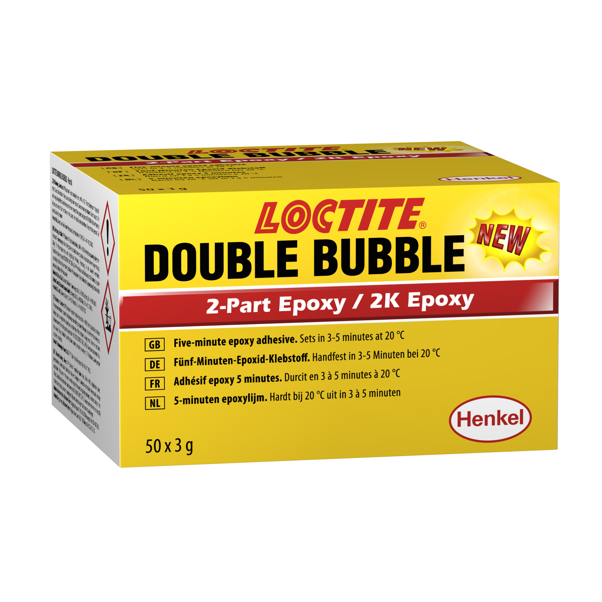 Loctite Double Bubble Epoxidharz - Schneller, starker Klebstoff Loctite Double Bubble Epoxidharz - Schneller, starker Klebstoff