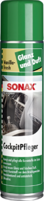 SONAX CockpitPfleger Vanille Spray – Staub, Pflege, Schutz, Duft SONAX CockpitPfleger Vanille Spray – Staub, Pflege, Schutz, Duft