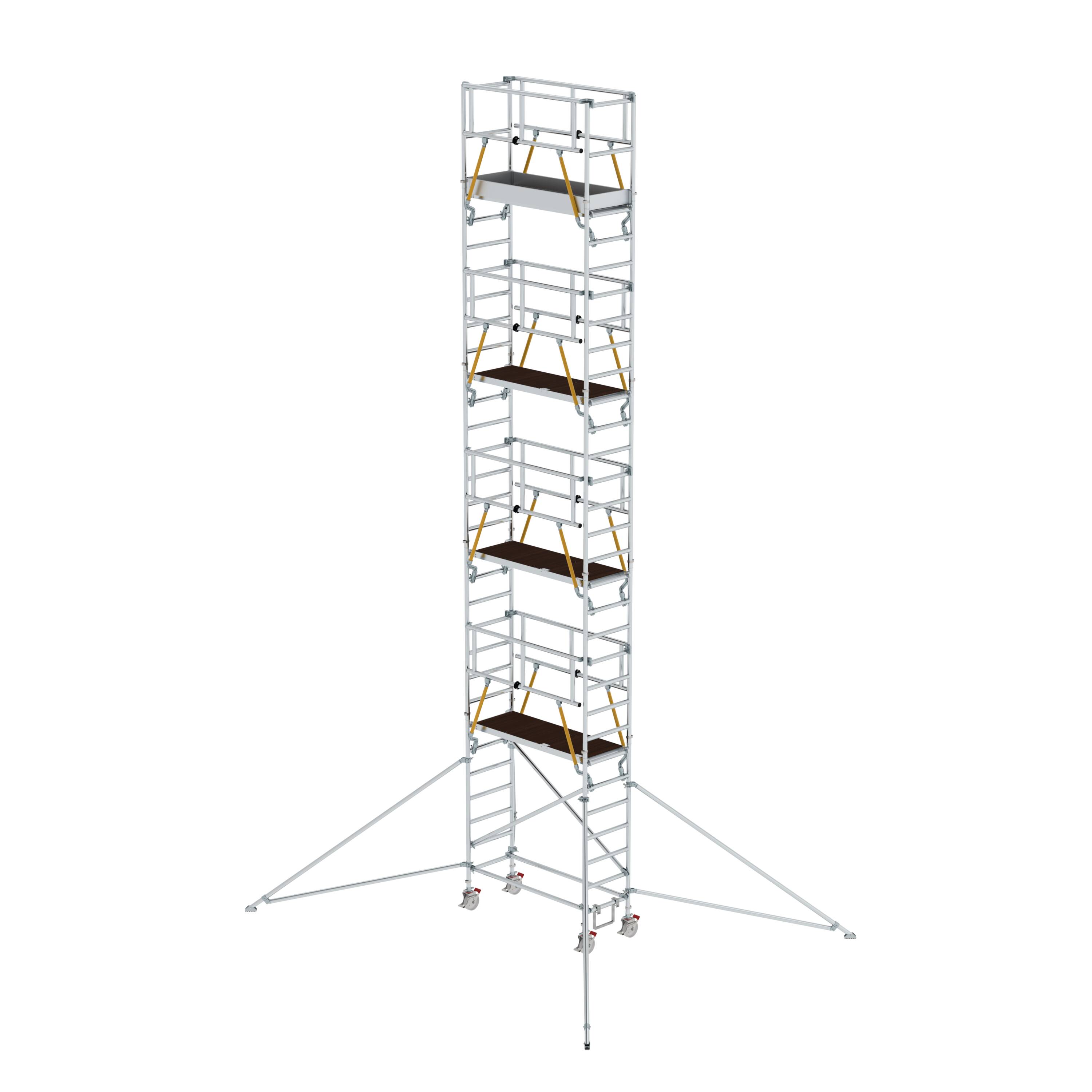 Aluminium Rollgerüst SG 0,75 x 1,80 m - Plattformhöhe bis 8,39 m | GÜNZBURGER STEIGTECHNIK Aluminium Rollgerüst SG 0,75 x 1,80 m - Plattformhöhe bis 8,39 m | GÜNZBURGER STEIGTECHNIK