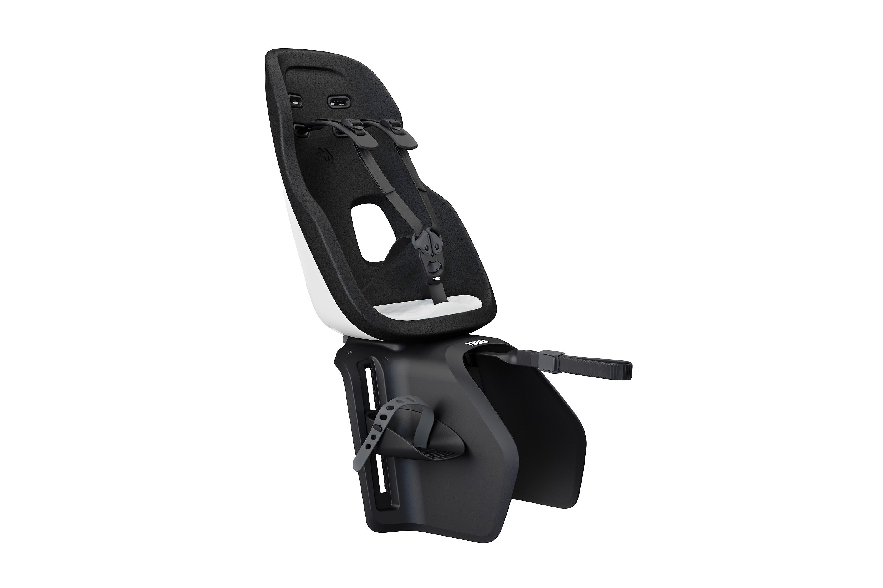 Thule Yepp Nexxt 2 Maxi Fahrradkindersitz Snowweiß Gepäckträger Montag