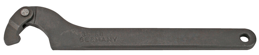 Verstellbarer Gelenk-Hakenschlüssel L 175mm - Optimale Anwendung für Nutmuttern & Lenkkopflager