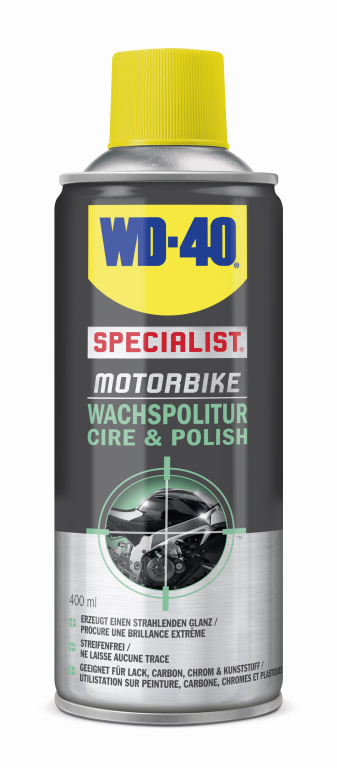 WD-40 Specialist Motorrad Wachspolitur 400ml - Carnaubawachs Glanz & Schutz WD-40 Specialist Motorrad Wachspolitur 400ml - Carnaubawachs Glanz & Schutz