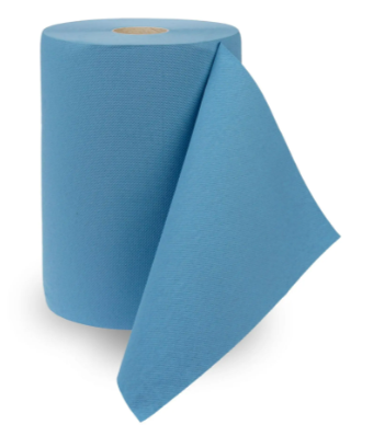 ZVG Multiclean® Putztuchrolle blau 2-lagig 1000 Abrisse 35cm breit