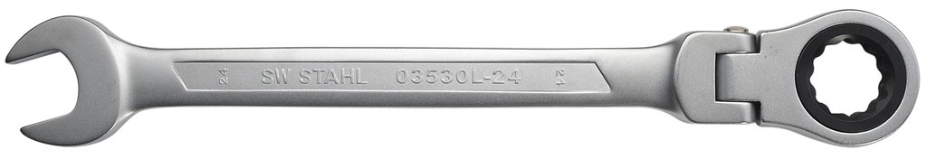 SW-STAHL Gabelringratschenschlüssel isoliert, Chrom-Vanadium, 72 Zähne