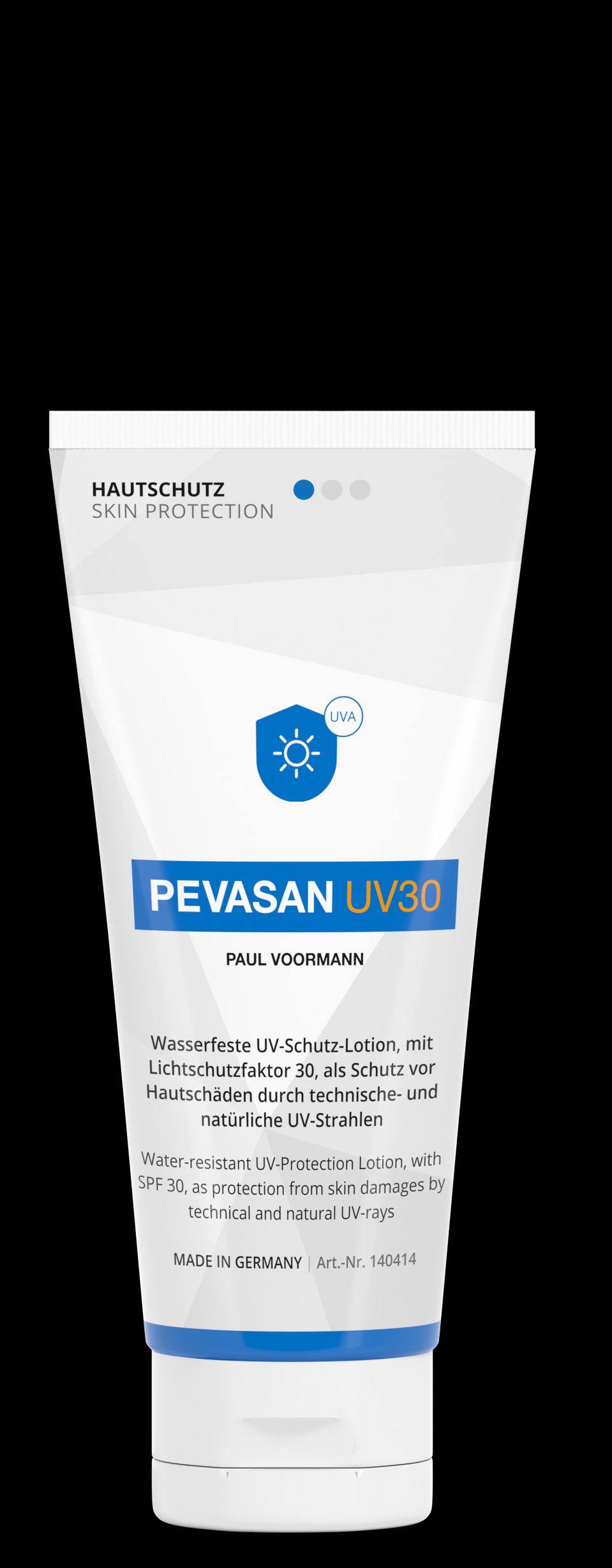Pevasan UV 30 - Haut-, Hand- und Sonnenschutz von PAUL VOORMANN mit Lichtschutzfaktor 30 Pevasan UV 30 - Haut-, Hand- und Sonnenschutz von PAUL VOORMANN mit Lichtschutzfaktor 30