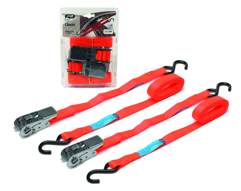 Verzurrgurt 350 cm - 2er Set, orange, TÜV/GS-geprüft - Hochwertige Gurte von AD ABSCHLEPPSEILE Verzurrgurt 350 cm - 2er Set, orange, TÜV/GS-geprüft - Hochwertige Gurte von AD ABSCHLEPPSEILE