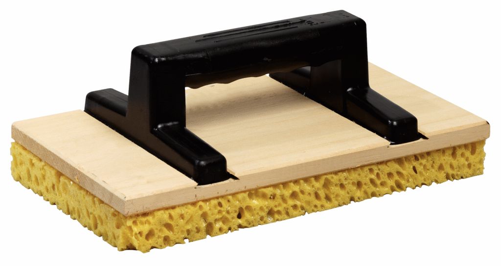 Rechteckiges Holz-Reibebrett mit Schaumstoff & Kunststoffgriff - Perfekt für Bauprojekte - KS Tools Rechteckiges Holz-Reibebrett mit Schaumstoff & Kunststoffgriff - Perfekt für Bauprojekte - KS Tools