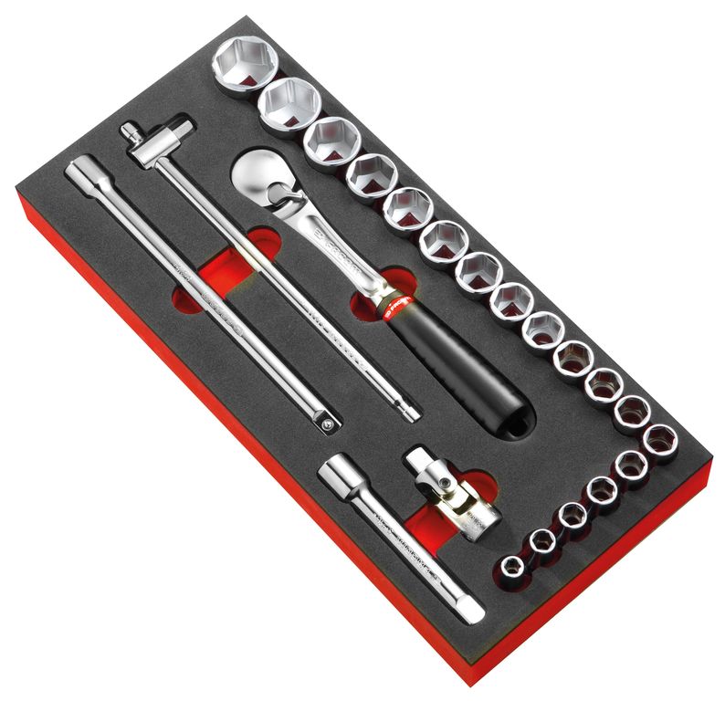 FACOM Steckschlüssel-Set 1/2" 23-teilig für Profis FACOM Steckschlüssel-Set 1/2" 23-teilig für Profis