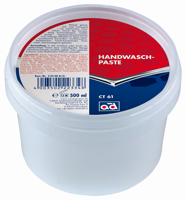 AD-CT Handwaschpaste CT 61 | 500ml | Intensive Reinigung & Pflege AD-CT Handwaschpaste CT 61 | 500ml | Intensive Reinigung & Pflege