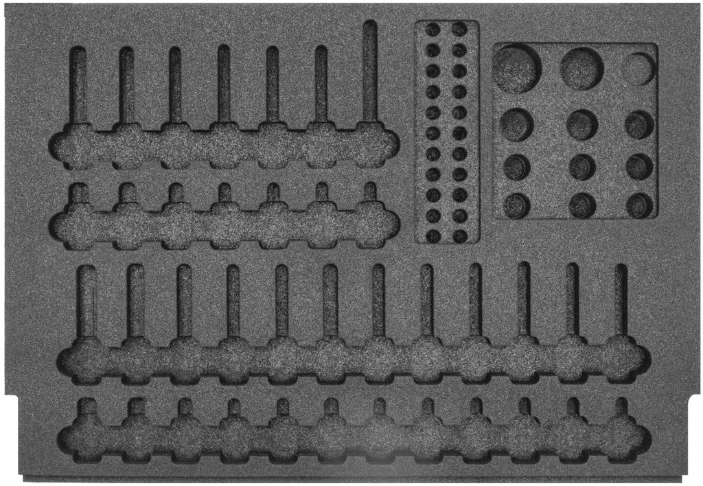 Premium-Qualität Schaumstoffeinlage - leer, optimal für Z3000-17 - SW-STAHL Zubehör Premium-Qualität Schaumstoffeinlage - leer, optimal für Z3000-17 - SW-STAHL Zubehör