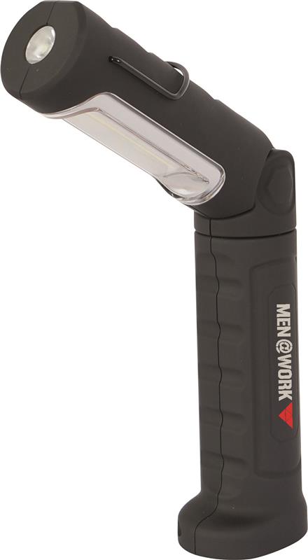 MEN@WORK Arbeitslampe schwarz COB-Technik LED