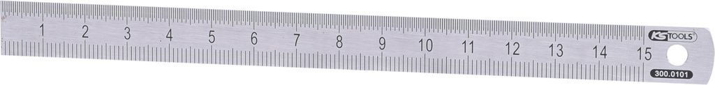 Präziser KS TOOLS Stahlmaßstab Federstahl L 150,0mm - Optimal für genaue Messungen Präziser KS TOOLS Stahlmaßstab Federstahl L 150,0mm - Optimal für genaue Messungen