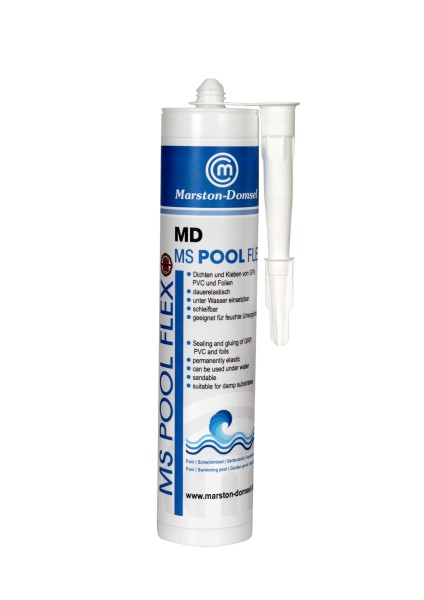 MARSTON-DOMSEL MD-MS Polymer Pool Flex 440g - Blau - Premium Polymerklebstoff für optimale Verklebun