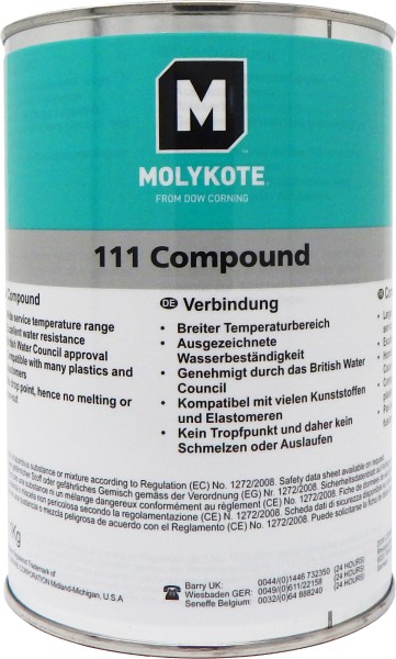 1kg MOLYKOTE 111 COMPOUND - Premium Schmiermittel von MOLYKOTE für jeden Gebrauch