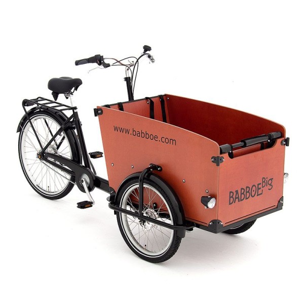 Robustes BABBOE Big 3-Rad Lastenfahrrad - Vielseitig, ideal für Kinder, Einkäufe & mehr