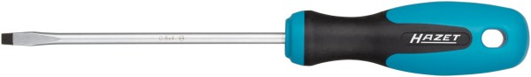 HAZET Schraubendreher - Rundklinge mit Mehrkomponenten-Griff für hohe Kraftübertragung