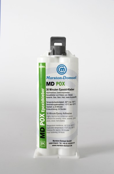 MD-pox Epoxykleber 50g von Marston-Domsel - 30 Min. Doppelspritze für den professionellen Einsatz