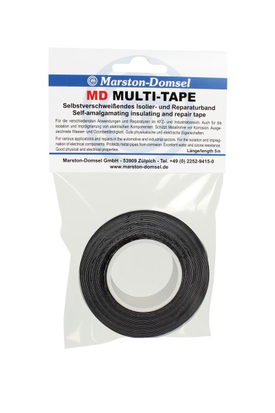 MD-Multi-Tape Schwarz 19mmx5m Rolle - Hochwertiges Klebstoffzubehör von MARSTON-DOMSEL