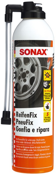 SONAX ReifenFix 400ml Spraydose - Schnelle Pannenhilfe für alle Reifentypen