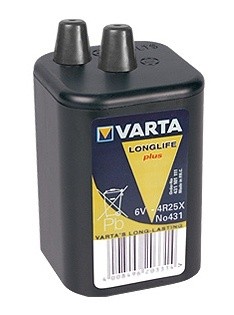 VARTA 6V Blockbatterie 4R25X - Leistungsstarker Motor in Einzelpackung