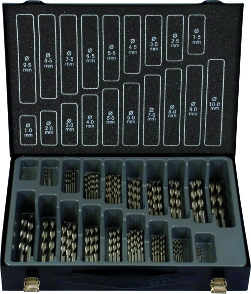 70tlg HSS-Co Bohrer-Set 1,0-5,0mm Eco Qualität