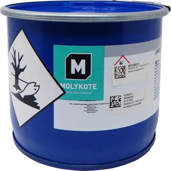 MOLYKOTE CU-7439 PLUS - Hochleistungs-Kupferpaste von MOLYKOTE - 5 kg Gebinde