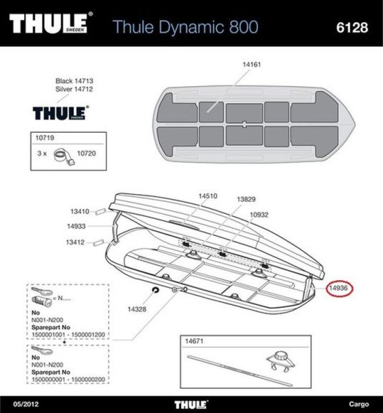 Thule ML 100 Strong Deckelheber für Dachboxen - Einfache Montage