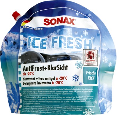 SONAX IceFresh AntiFrost -20°C Scheibenreiniger 3L Beutel