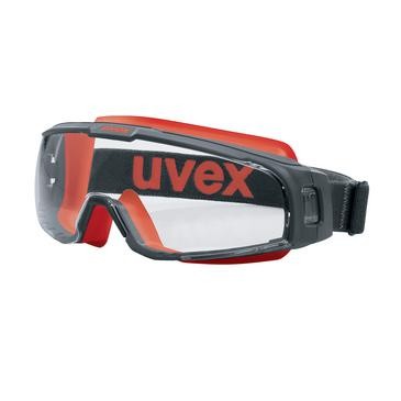 UVEX U-Sonic SV Excellence Augenschutz Schwarz/Rot