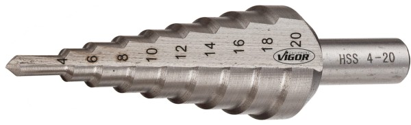 Stufenbohrer HSS Ø 4-20 mm für Metall