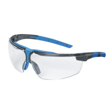 UVEX i-3 Schutzbrille Anthrazit Blau - Kratzfest & Anti-Fog