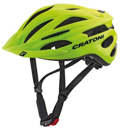 Cratoni Pacer MTB-Fahrradhelm lime matt, Größe S/M (54-58cm)