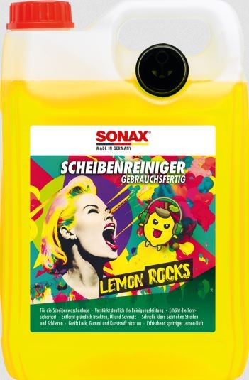 SONAX Scheibenreiniger Lemon Rocks 5L Kanister - Klare Sicht