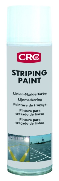 CRC Industries Striping Paint Linien-Markierfarbe in Weiß - Spraydose, 500ml für die anspruchsvolle